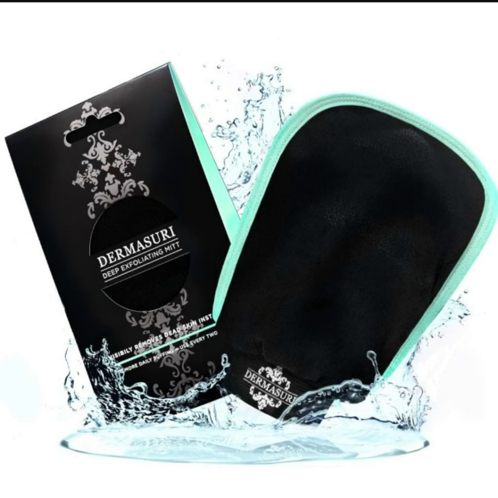 DERMASURI DEEP EXFOLIATING MITT BODY SCRUB